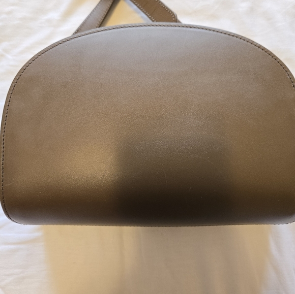 A.P.C. Rue Madame Paris Demi Lune Bag. Taupe Brown - Picture 8 of 14